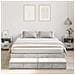 Struttura Letto con Contenitore Grigio Cemento 150x200 cm - Foto miniatura 2
