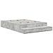 Struttura Letto con Contenitore Grigio Cemento 150x200 cm - Foto miniatura 3