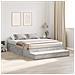 Struttura Letto con Contenitore Grigio Cemento 150x200 cm - Foto miniatura 5