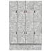 Struttura Letto con Contenitore Grigio Cemento 150x200 cm - Foto miniatura 9