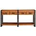 Tavoli consolle 2 pcs Marrone Legno Di Acacia Massello - Foto miniatura 4