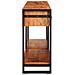 Tavoli consolle 2 pcs Marrone Legno Di Acacia Massello - Foto miniatura 5