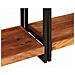 Tavoli consolle 2 pcs Marrone Legno Di Acacia Massello - Foto miniatura 9