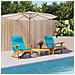 Cuscino per Sedia con cuscino 2 pcs Turchese 58 x 77 x 4.5 cm - Foto miniatura 2