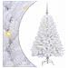 Albero di Natale Artificiale con Rami Pieghevoli Bianco 120 cm - Foto miniatura 1