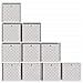 Scatole Portaoggetti 10 pz Crema 32x32x32cm Tessuto non Tessuto - Foto miniatura 5