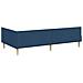 Struttura Letto Angolare con Materasso 2 pcs Blu Tessuto - Foto miniatura 9
