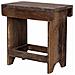 Sgabello In Legno 42x25x43h Cm - Foto miniatura 4