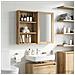 Armadio da bagno a muro Rovere Artigianale 40 x 10 x 60,5 cm - Foto miniatura 4