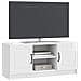 Mobile TV Bianco Lucido 102 x 34,5 x 47 cm Legno ingegnerizzato - Foto miniatura 2