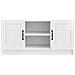 Mobile TV Bianco Lucido 102 x 34,5 x 47 cm Legno ingegnerizzato - Foto miniatura 4