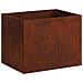 Vaso da giardino 2 pz Ruggine 40 x 30 x 30 cm Acciaio Corten - Foto miniatura 3
