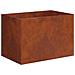 Vaso da giardino Ruggine 60 x 40 x 40 cm Acciaio Corten - Foto miniatura 1