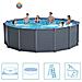 Piscina Graphite con Pompa a Sabbia Dimensioni 478 x 124 cm - Foto miniatura 3