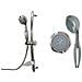 Saliscendi Elite, Composto Da: - 1 Doccetta Anticalcare A 5 Getti (massaggio, Massaggio/pioggia, Pioggia, Pioggia Vaporizzatore, Vaporizzatore) - 1 Flessibile Doppia Aggraffatura, Cm. 150 - 1 Asta Scorrevole Diametro Mm. 25 Con Attacchi A Parete. - Foto miniatura 1