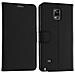 Custodia Portafoglio Stand Case Per Samsung Galaxy Note 4 - Nera - Foto miniatura 2