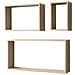 Set 3 Cubi A Muro Colore Rovere Sonoma P. 12 Cm 30x60-26x38-26x16 Cm - Foto miniatura 1