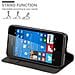 Custodia Compatibile Con Nokia Lumia 550 In Bruno Caffè - Coperchio Protettiva Con Chiusura Magnetica, Funzione Stand E Tasca Per Le Carte - Foto miniatura 7