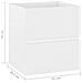 Mobile Lavabo Bianco 41x38,5x45 cm in Legno Multistrato - Foto miniatura 7