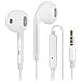 Auricolari Cablati Jack 3.5mm Tasti Di Comando Microfono Mh135 Oppo Bianchi - Foto miniatura 9
