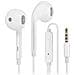 Auricolari Cablati Jack 3.5mm Tasti Di Comando Microfono Mh135 Oppo Bianchi - Foto miniatura 5
