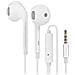 Auricolari Cablati Jack 3.5mm Tasti Di Comando Microfono Mh135 Oppo Bianchi - Foto miniatura 15