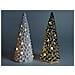 Set 2 Alberi Di Natale Luminosi Da Tavolo In Ceramica Alberelli Di Natale Da Appoggiare Decorazione Natalizia Per Casa E Negozio Idea Regalo - Foto miniatura 2