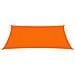 Parasole a Vela Oxford Rettangolare 2x4 m Arancione - Foto miniatura 2