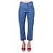 Jeans Donna 501 Cropped In Denim - Foto miniatura 1