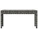 Set Divani Da Giardino 6 Pz Con Cuscini In Polyrattan Grigio - Foto miniatura 5