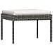 Set Divani Da Giardino 6 Pz Con Cuscini In Polyrattan Grigio - Foto miniatura 6