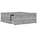 Comodino Pensile Grigio Sonoma 40x30x15cm In Legno Multistrato - Foto miniatura 6