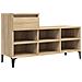 Scarpiera Rovere Sonoma 102x36x60 Cm In Legno Multistrato - Foto miniatura 2