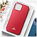 Cover Iphone 13 Silicone Effetto Brillante Pearl Jelly Mercury Rossa - Foto miniatura 5