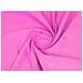 Telo Mare Spiaggia Piscina In Microfibra Tinta Unita Con Bordo Modello Fit Colore Fucsia - Foto miniatura 2