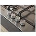Piano Cottura TGML 661 IX a Gas 4 Fuochi Gas Colore Acciaio Inossidabile - Foto miniatura 6