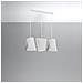 Lampadario Blum 3 Bianco Sl. 0771 - Minimalista Lampadari Bianco 128x82x28 Cm - Foto miniatura 2