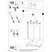 Lampadario Blum 3 Bianco Sl. 0771 - Minimalista Lampadari Bianco 128x82x28 Cm - Foto miniatura 5