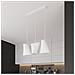 Lampadario Blum 3 Bianco Sl. 0771 - Minimalista Lampadari Bianco 128x82x28 Cm - Foto miniatura 7