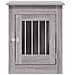 Gabbia Cani Da Arredamento Grigio Sonoma 55x80x68cm Multistrato - Foto miniatura 2