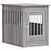 Gabbia Cani Da Arredamento Grigio Sonoma 55x80x68cm Multistrato - Foto miniatura 1