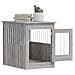 Gabbia Cani Da Arredamento Grigio Sonoma 55x80x68cm Multistrato - Foto miniatura 6