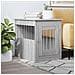 Gabbia Cani Da Arredamento Grigio Sonoma 55x80x68cm Multistrato - Foto miniatura 7