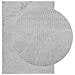 Tappeto Iza A Pelo Corto Aspetto Scandinavo Grigio 140x200 Cm - Foto miniatura 3