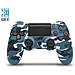 Controller Di Gioco Wireless Dualshock 4 V2 Per Playstation Ps4 / Ps Tv / Ps Now Mimetico Blu - Foto miniatura 1