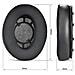 Cuscinetti Auricolari Per Sennheiser Rs120 100 110 115 117 119 - Foto miniatura 2