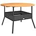 Set Divani Da Giardino 2 Pz Con Cuscini In Polyrattan Nero - Foto miniatura 3