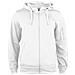 Basic Active Hoody Full Zip Bianco S - Foto miniatura 1