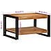 Tavolino da Salotto 70x50x38 cm Legno Massello di Acacia - Foto miniatura 2