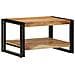 Tavolino da Salotto 70x50x38 cm Legno Massello di Acacia - Foto miniatura 4